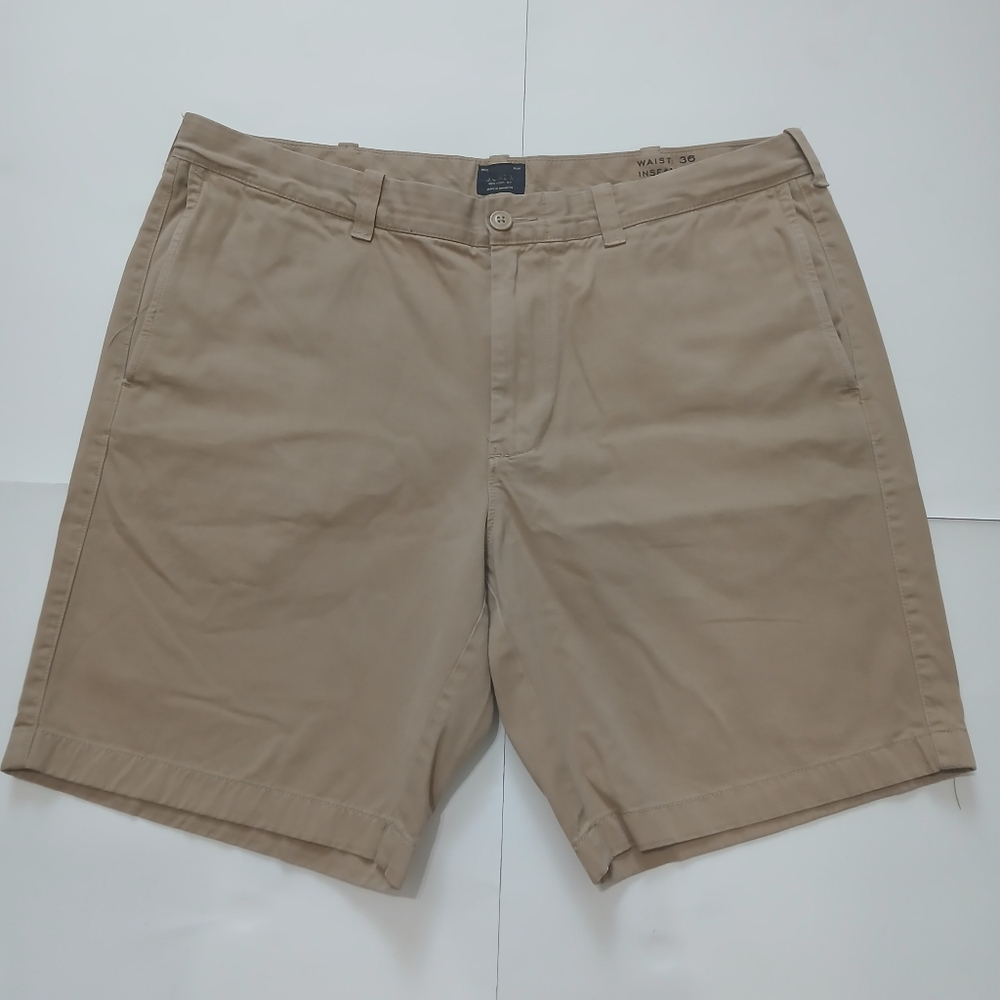 J. Crew Men's Khaki Flat Front Shorts
